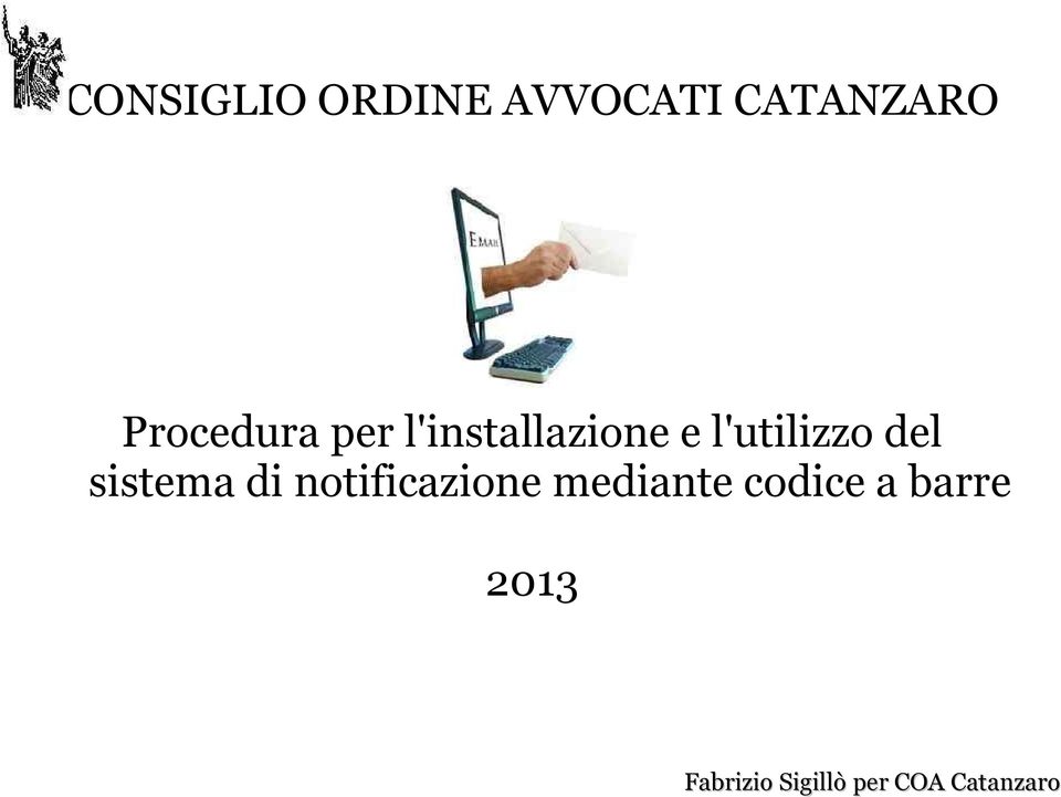 notificazione mediante codice a