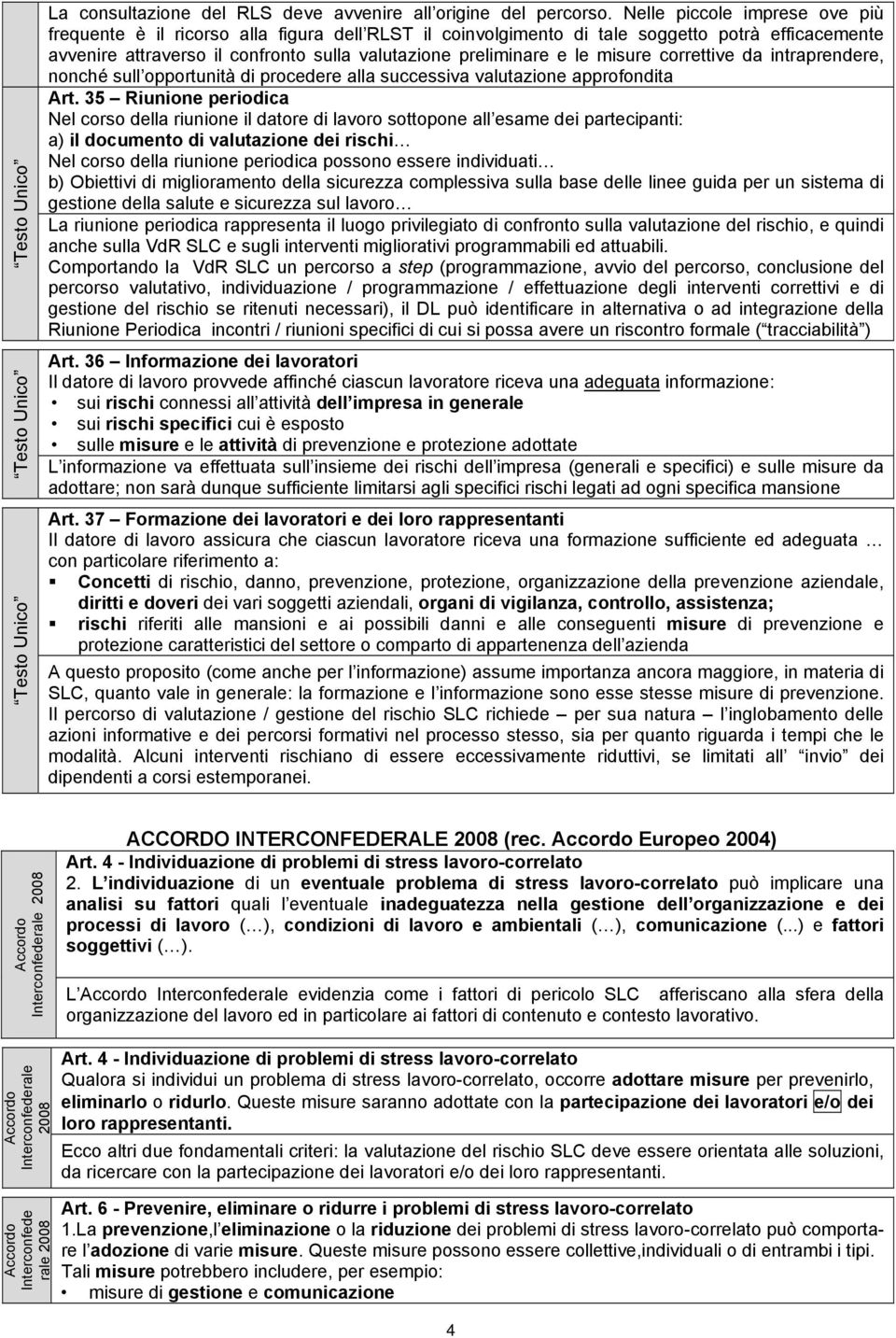 misure correttive da intraprendere, nonché sull opportunità di procedere alla successiva valutazione approfondita Art.