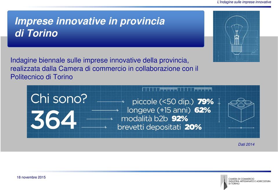 innovative della provincia, realizzata dalla Camera di