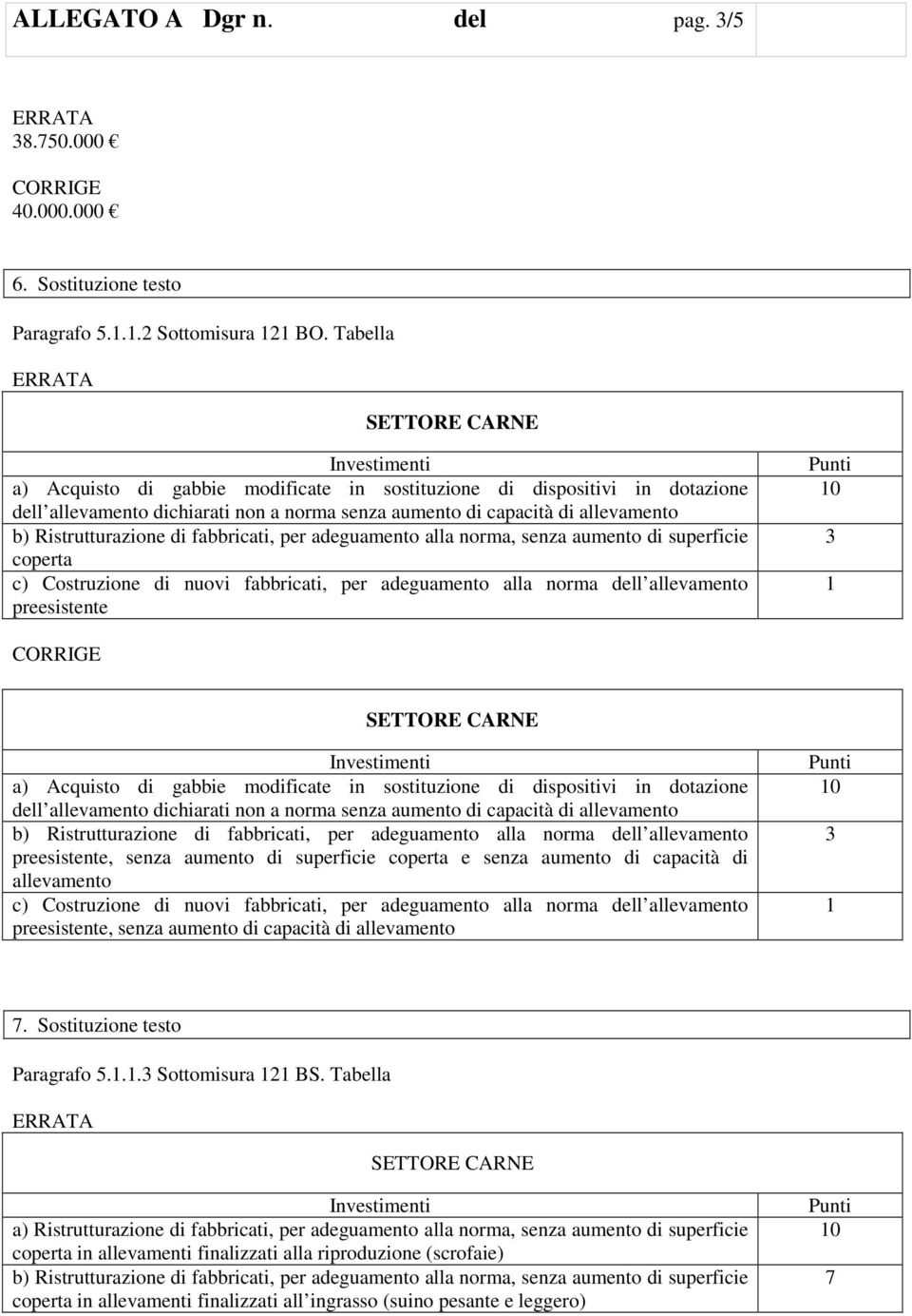 fabbricati, per adeguamento alla norma, senza aumento di superficie coperta preesistente 1 a) Acquisto di gabbie modificate in sostituzione di dispositivi in dotazione dell allevamento dichiarati non