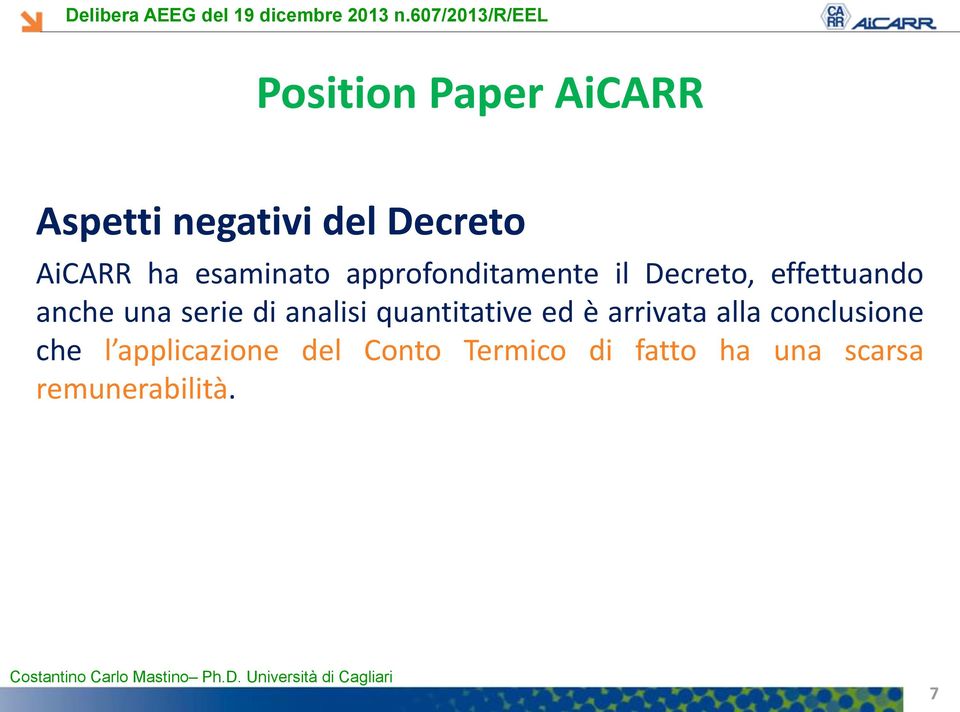 serie di analisi quantitative ed è arrivata alla conclusione che