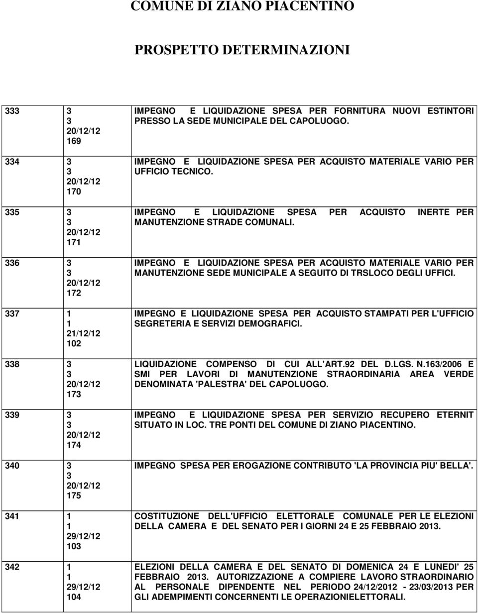 IMPEGNO E LIQUIDAZIONE SPESA PER ACQUISTO STAMPATI PER L'UFFICIO SEGRETERIA E SERVIZI DEMOGRAFICI. LIQUIDAZIONE COMPENSO DI CUI ALL'ART.9 DEL D.LGS. N.