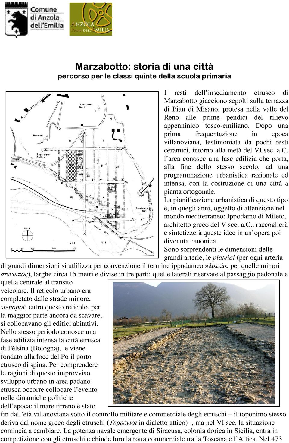 del rilievo appenninico