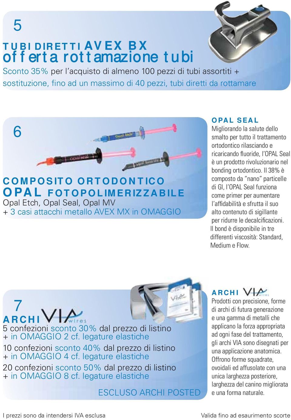 rilasciando e ricaricando fl uoride, l OPAL Seal è un prodotto rivoluzionario nel bonding ortodontico.