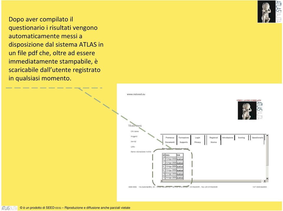 un file pdf che, oltre ad essere immediatamente