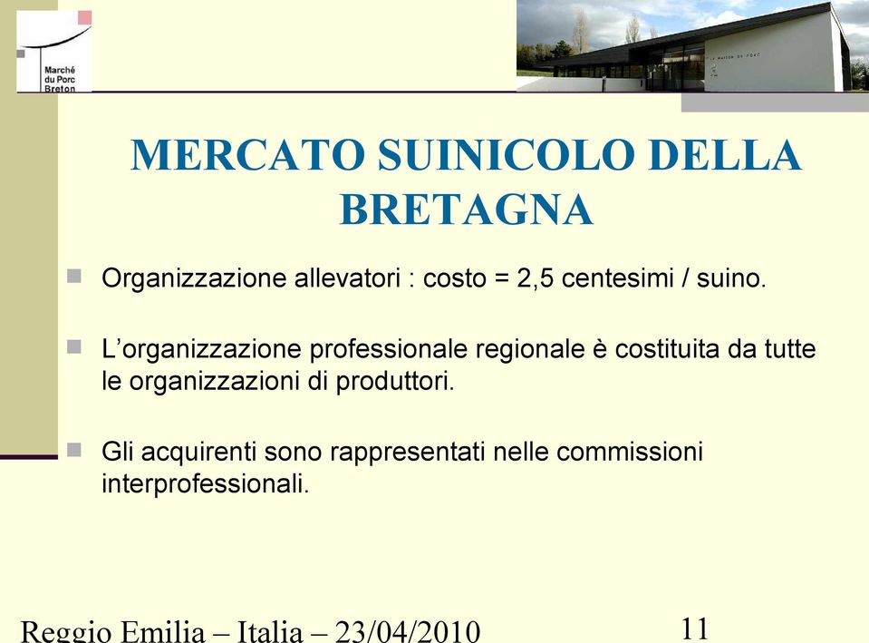 L organizzazione professionale regionale è costituita da tutte le