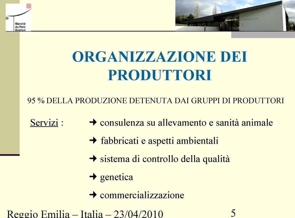 animale fabbricati e aspetti ambientali sistema di controllo della