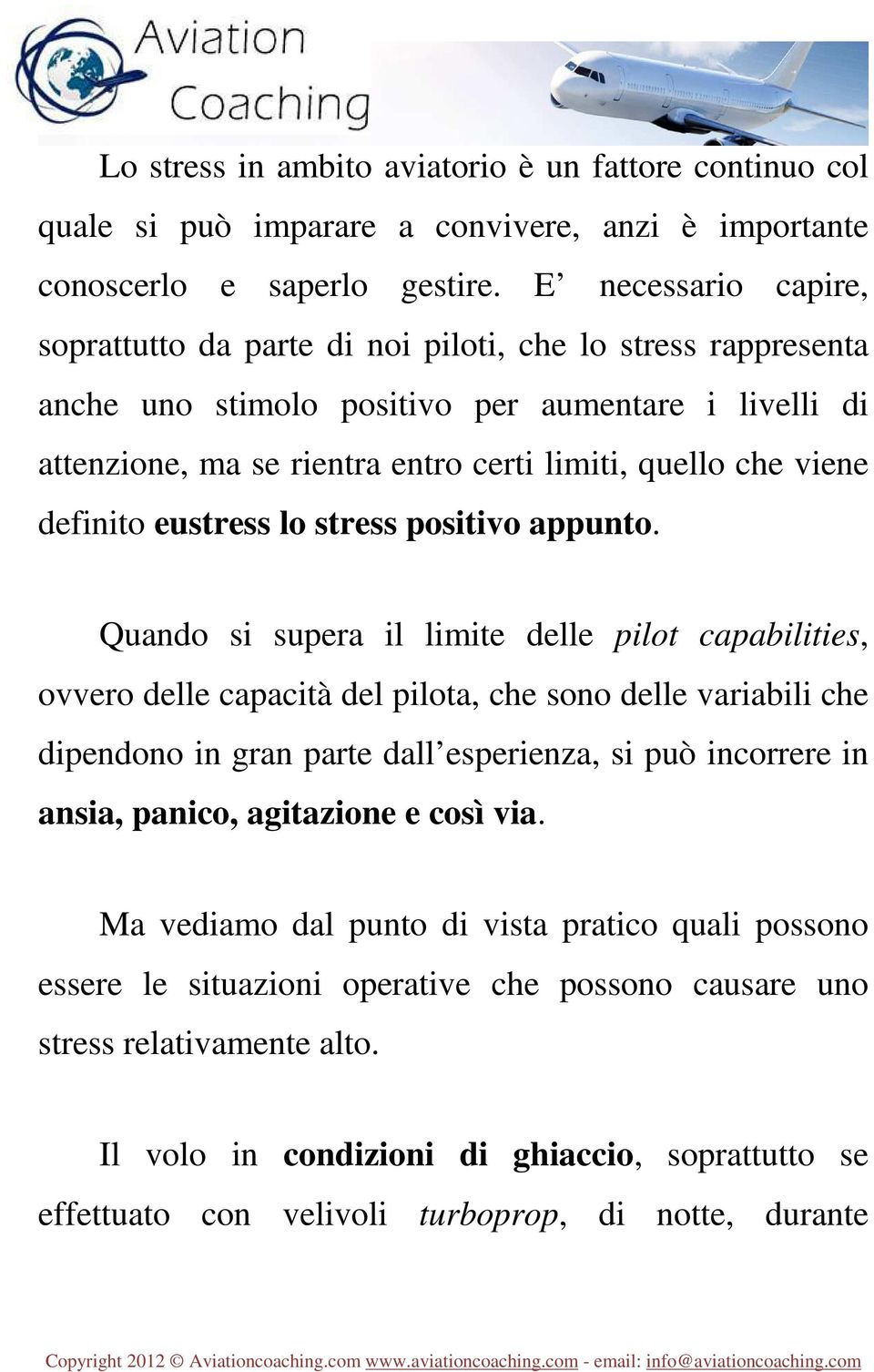 definito eustress lo stress positivo appunto.