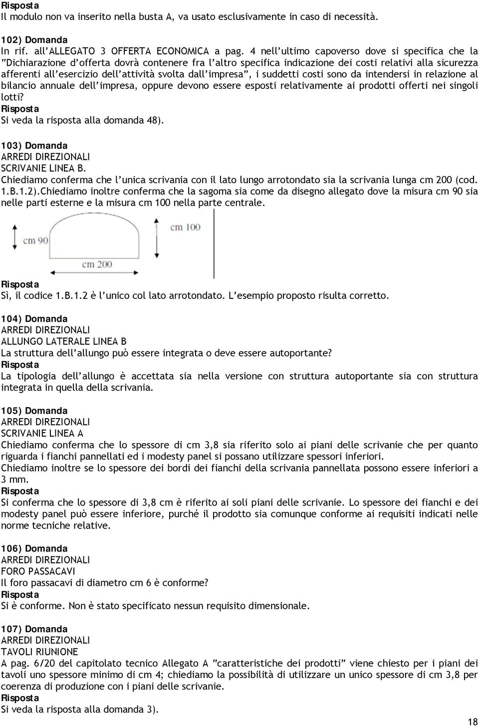 svolta dall impresa, i suddetti costi sono da intendersi in relazione al bilancio annuale dell impresa, oppure devono essere esposti relativamente ai prodotti offerti nei singoli lotti?