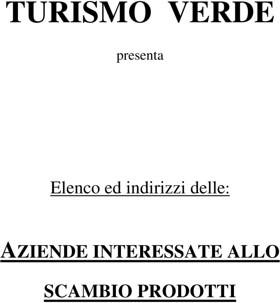 delle: AZIENDE