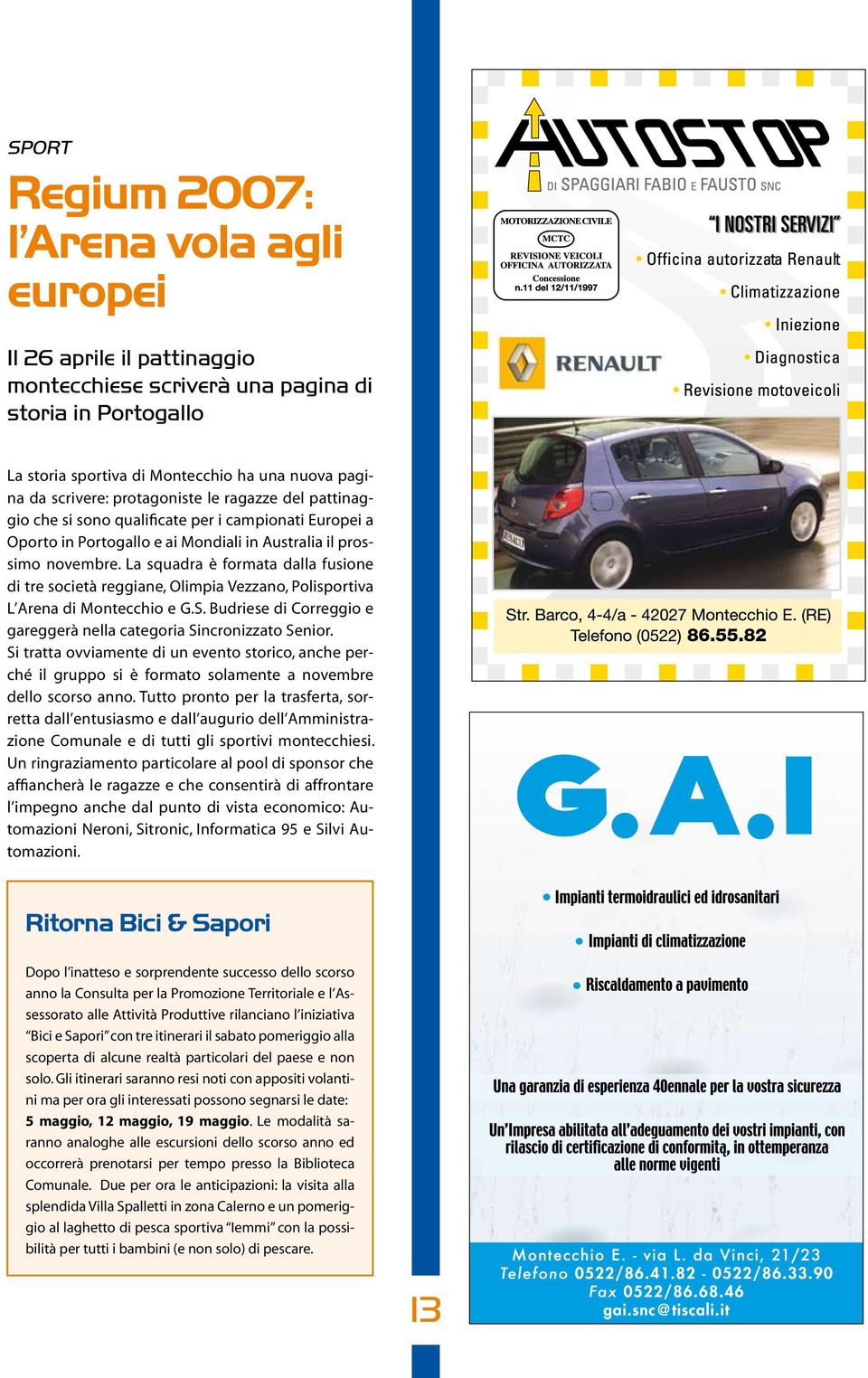 La squadra è formata dalla fusione di tre società reggiane, Olimpia Vezzano, Polisportiva L Arena di Montecchio e G.S. Budriese di Correggio e gareggerà nella categoria Sincronizzato Senior.