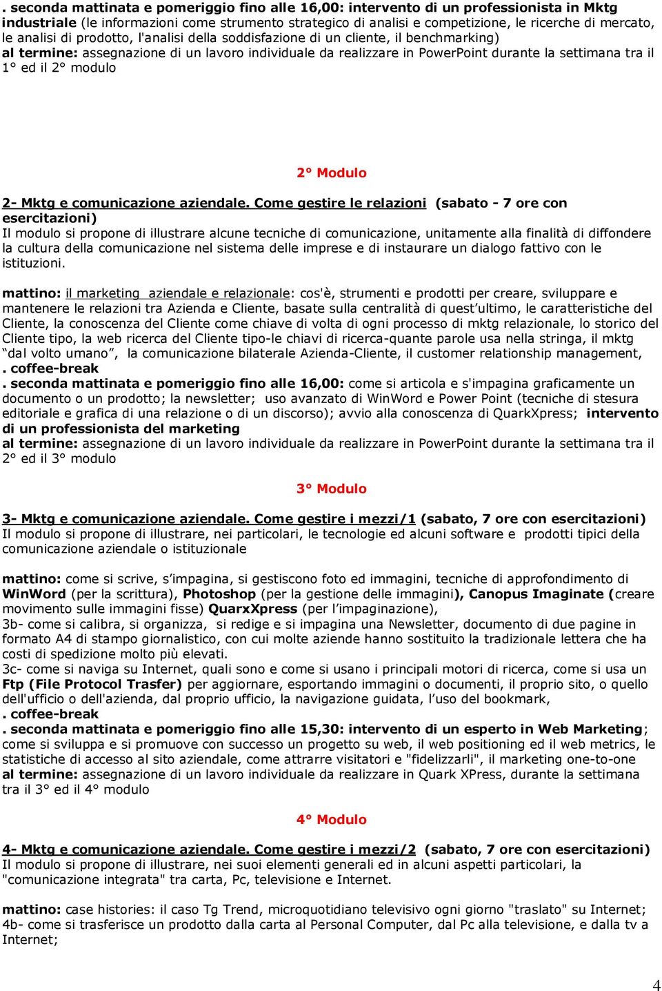 modulo 2 Modulo 2- Mktg e comunicazione aziendale.