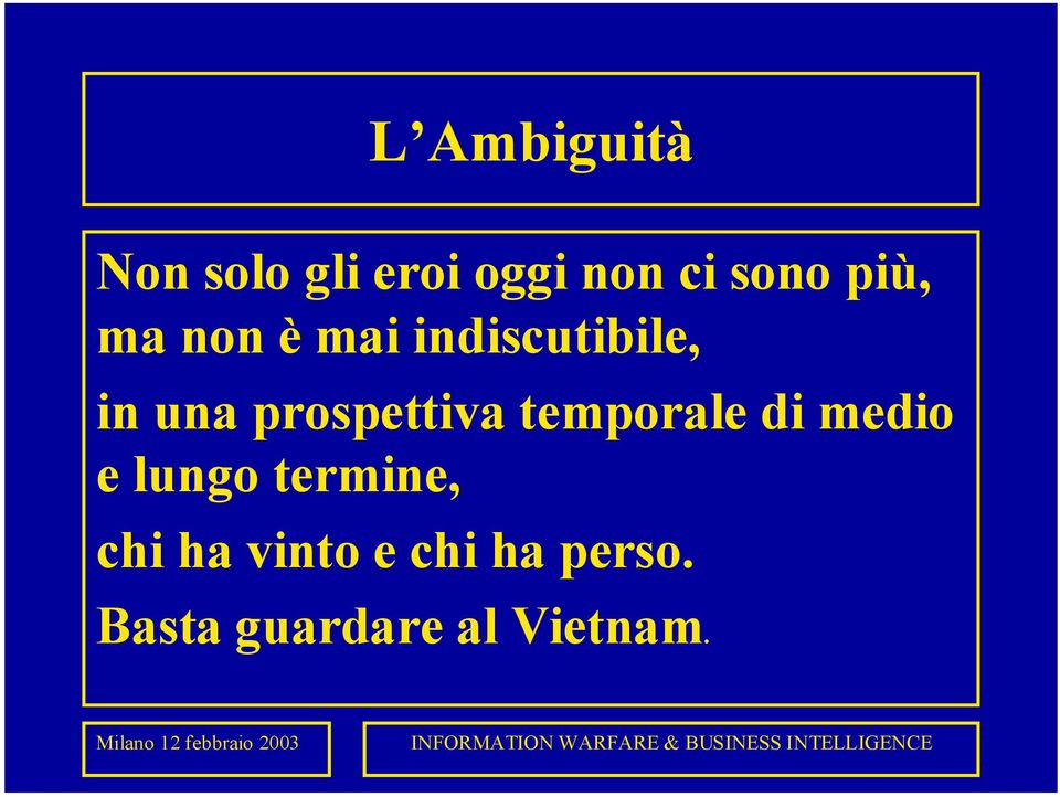 prospettiva temporale di medio e lungo termine,