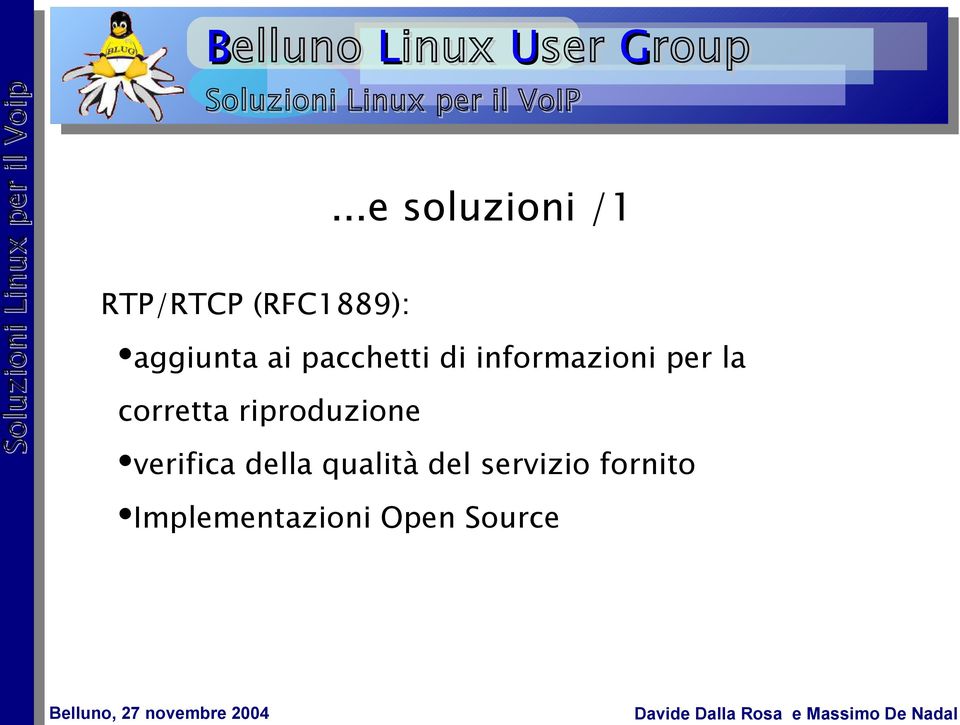 ..e soluzioni /1 aggiunta ai pacchetti di