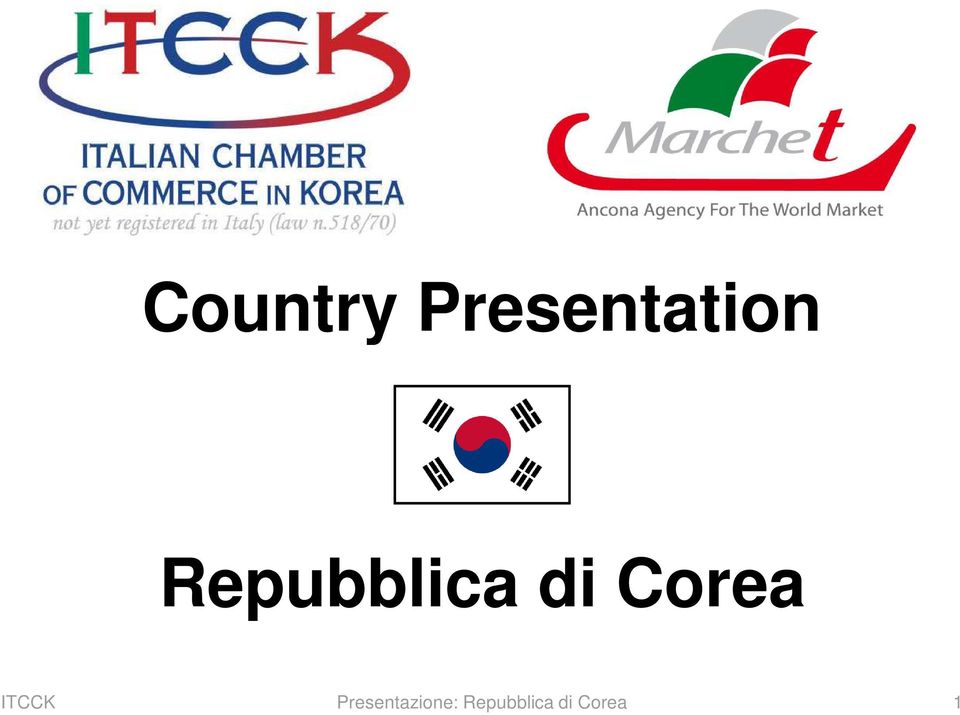 ITCCK Presentazione: