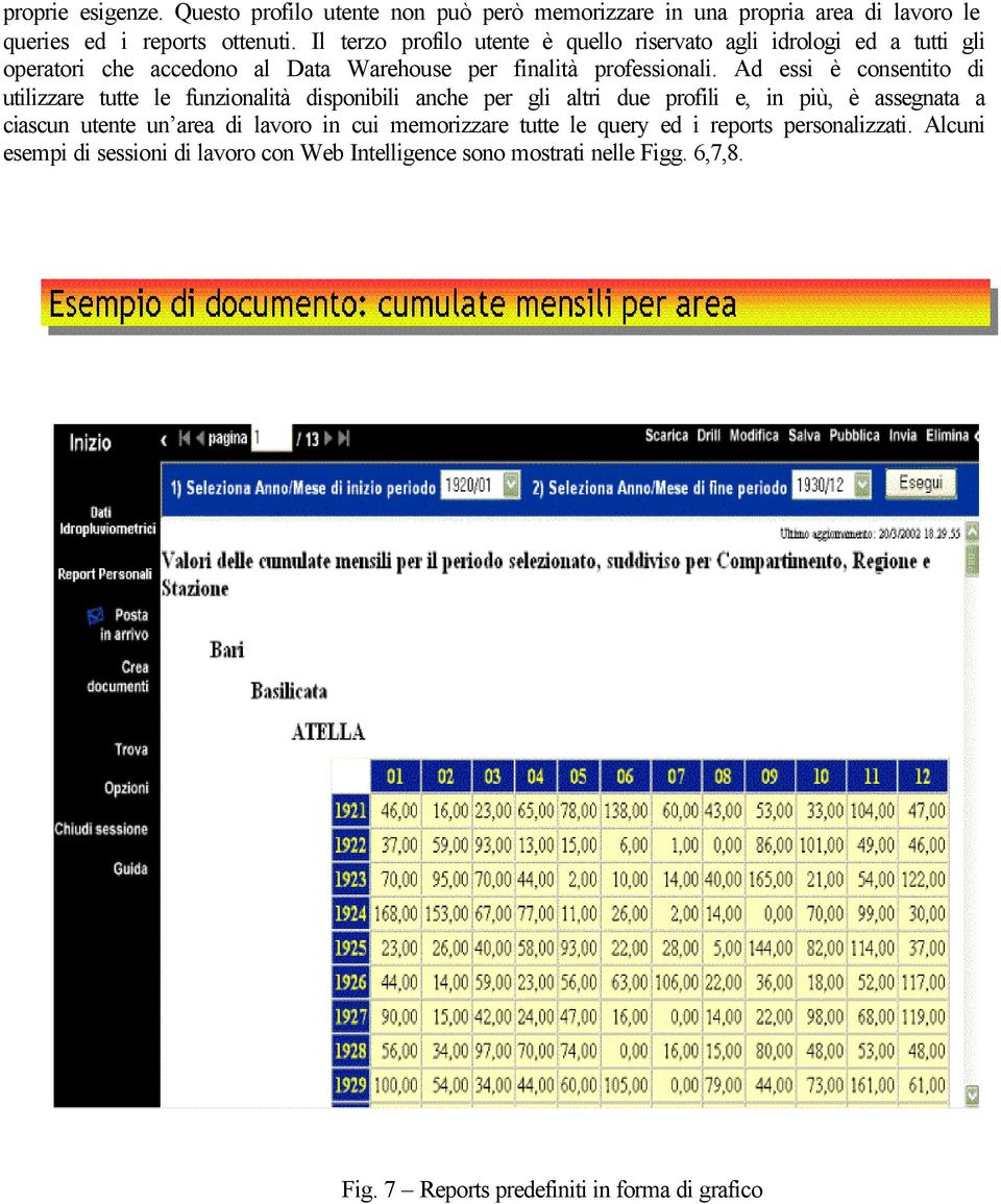 Ad essi è consentito di utilizzare tutte le funzionalità disponibili anche per gli altri due profili e, in più, è assegnata a ciascun utente un area di