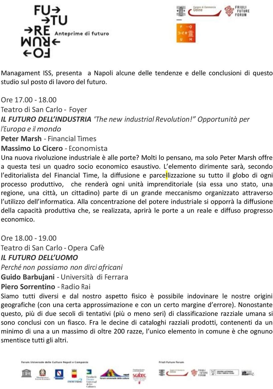 Molti lo pensano, ma solo Peter Marsh offre a questa tesi un quadro socio economico esaustivo.