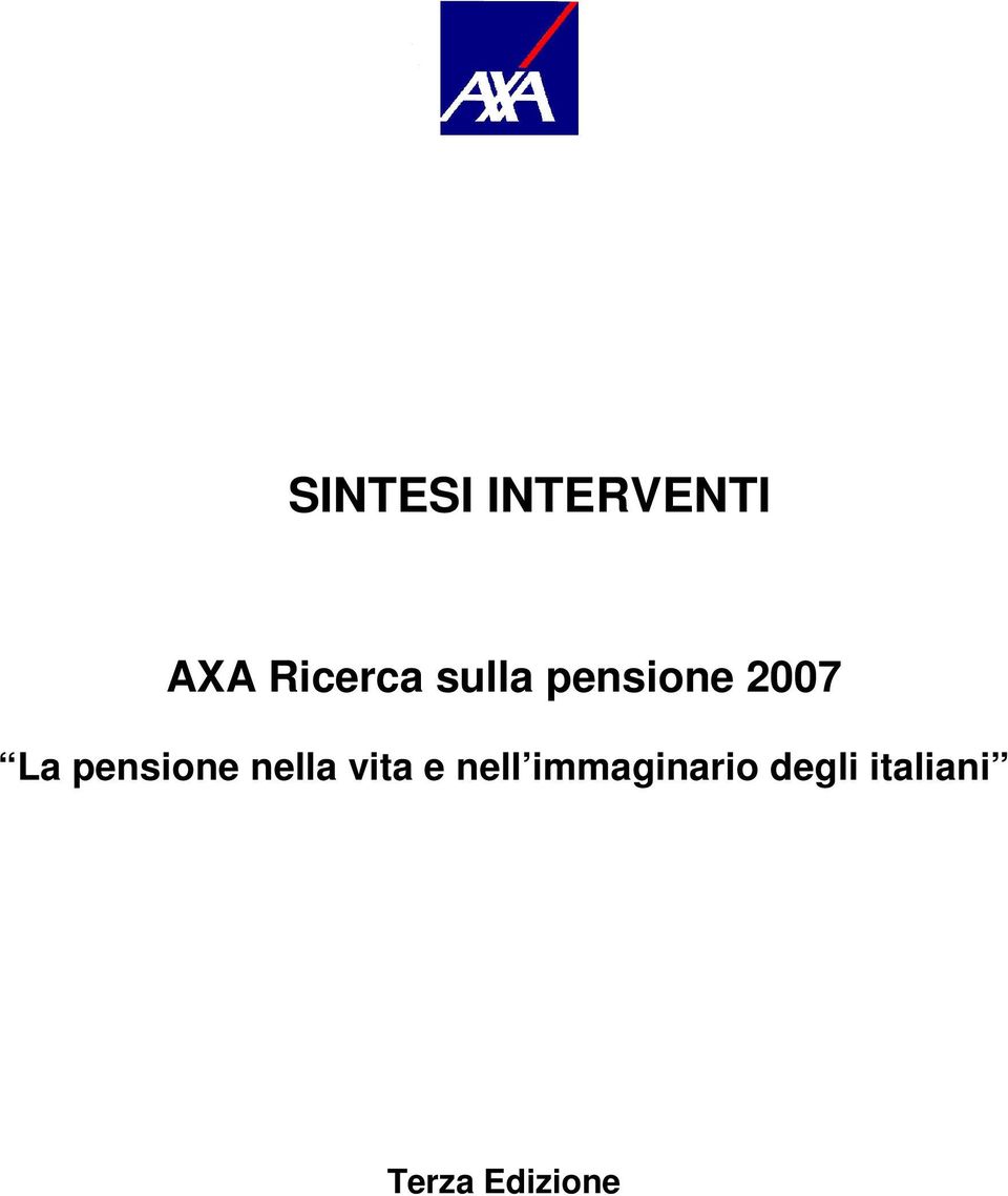 pensione nella vita e nell