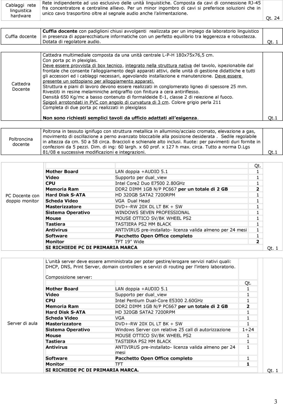 Cuffia docente Cuffia docente con padiglioni chiusi avvolgenti realizzata per un impiego da laboratorio linguistico in presenza di apparecchiature informatiche con un perfetto equilibrio tra