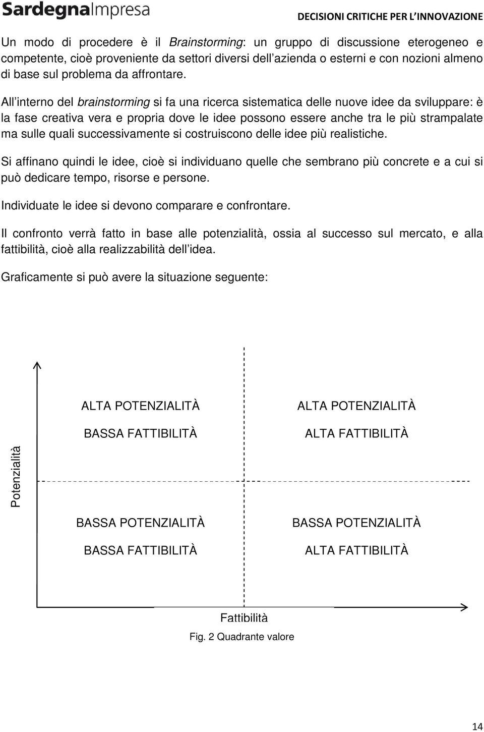 All interno del brainstorming si fa una ricerca sistematica delle nuove idee da sviluppare: è la fase creativa vera e propria dove le idee possono essere anche tra le più strampalate ma sulle quali