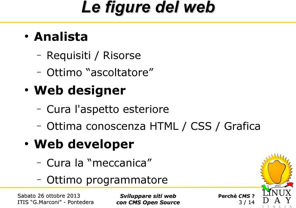 Ottima conoscenza HTML / CSS / Grafica Web developer