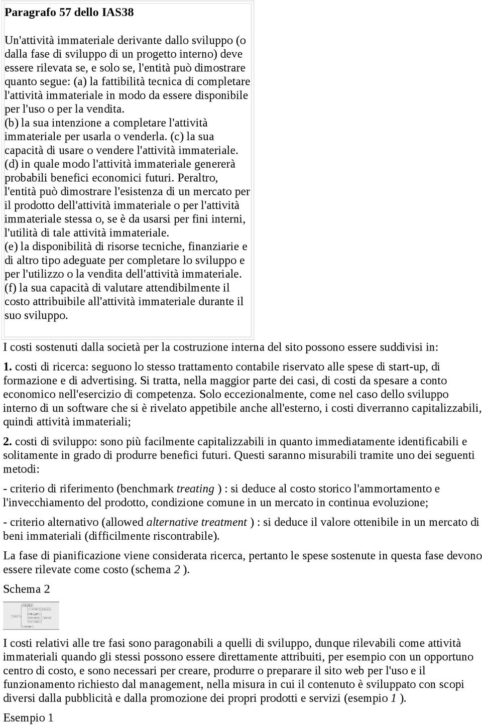 (b) la sua intenzione a completare l'attività immateriale per usarla o venderla. (c) la sua capacità di usare o vendere l'attività immateriale.