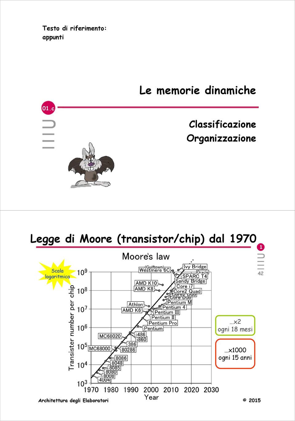 c Classificazione Organizzazione Legge di