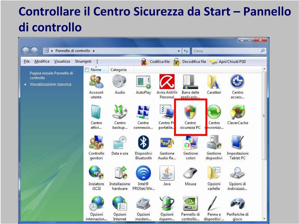 Sicurezza da