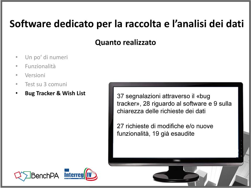 tracker», 28 riguardo al software e 9 sulla chiarezza delle