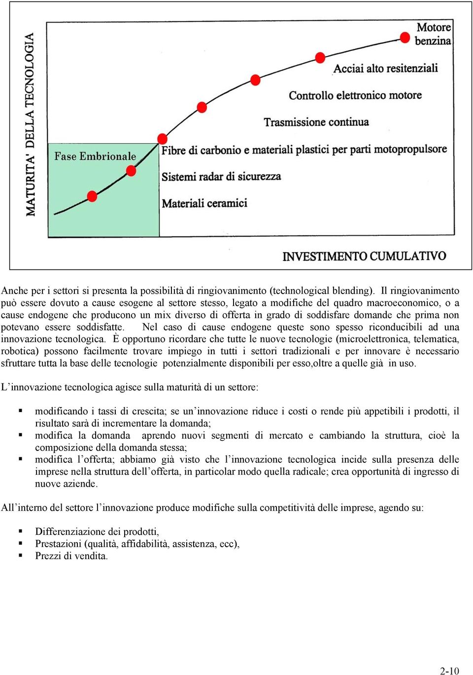 domande che prima non potevano essere soddisfatte. Nel caso di cause endogene queste sono spesso riconducibili ad una innovazione tecnologica.