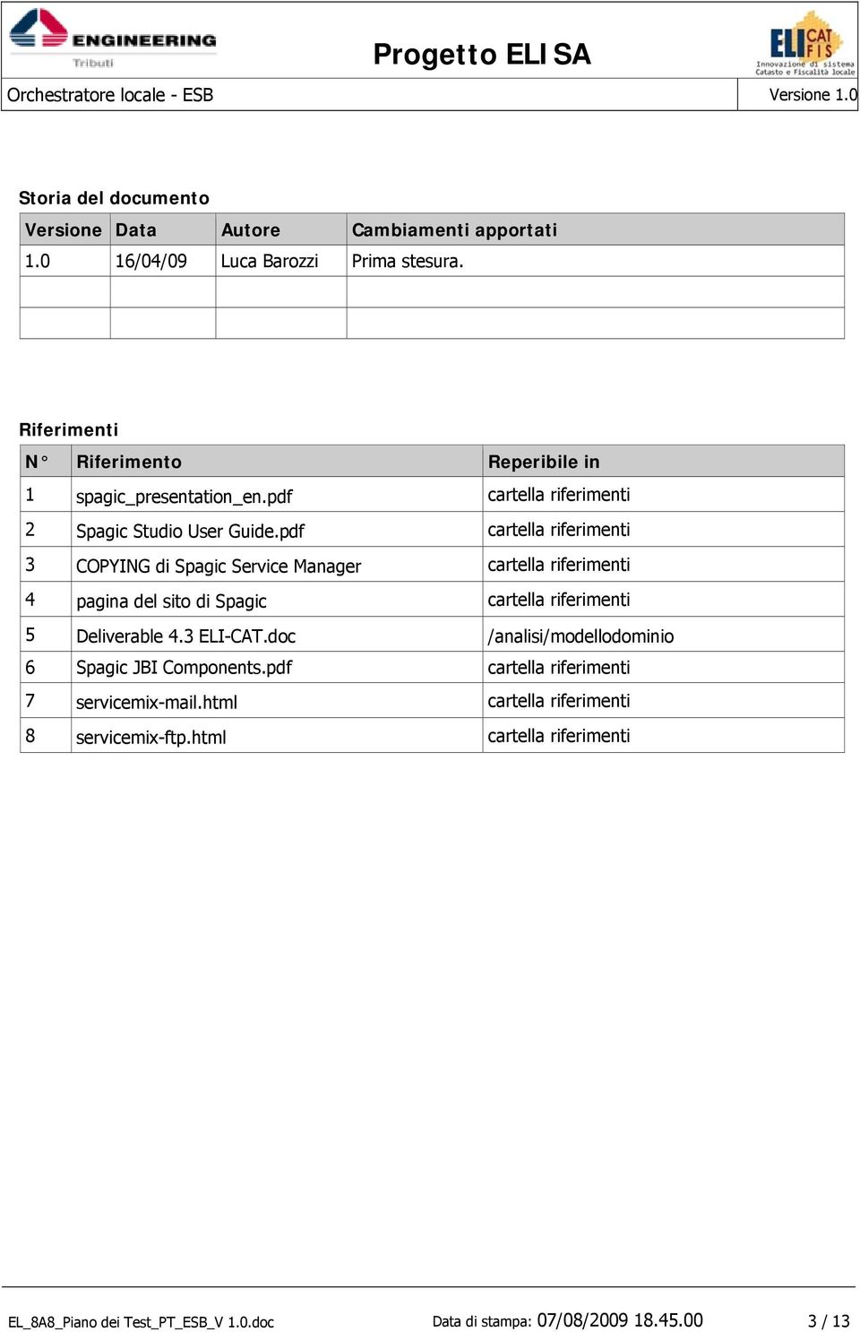 pdf cartella riferimenti 3 COPYING di Spagic Service Manager cartella riferimenti 4 pagina del sito di Spagic cartella riferimenti 5 Deliverable 4.