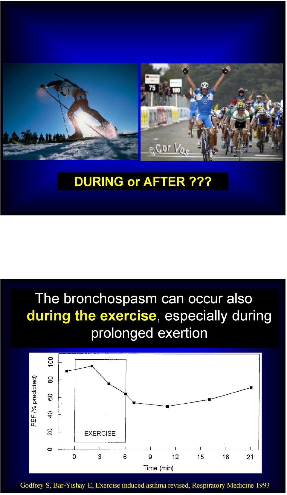 exercise, especially during prolonged exertion