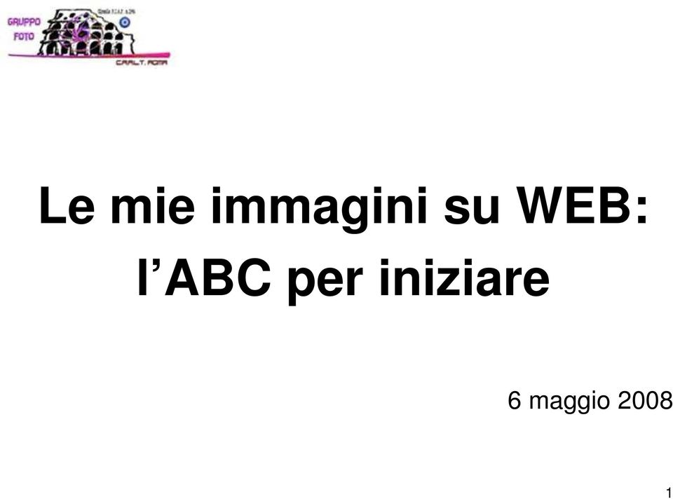 WEB: l ABC per