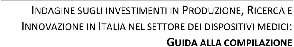 IN ITALIA NEL SETTORE DEI