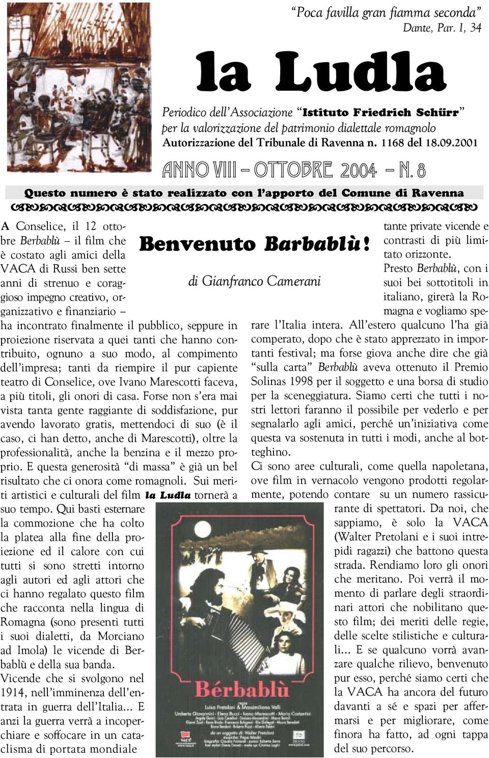 2001 Anno VIIi ottobre 2004 n.