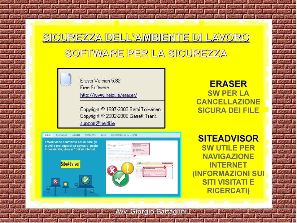 DEI FILE SITEADVISOR SW UTILE PER NAVIGAZIONE