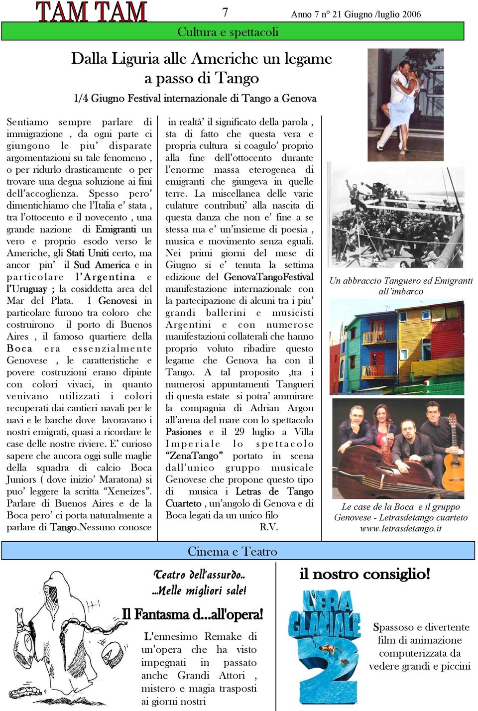 Spesso pero dimentichiamo che l Italia e stata, tra l ottocento e il novecento, una grande nazione di Emigranti un vero e proprio esodo verso le Americhe, gli Stati Uniti certo, ma ancor piu il Sud