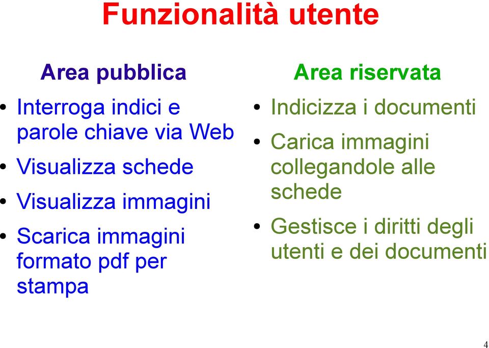 formato pdf per stampa Area riservata Indicizza i documenti Carica