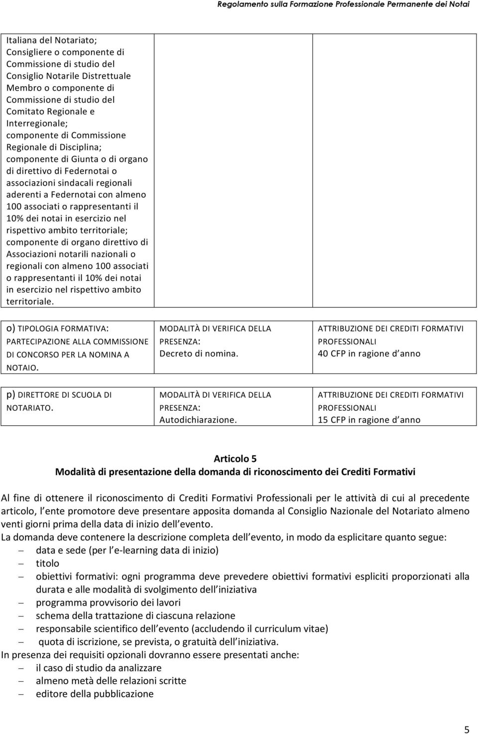 rappresentanti il 10% dei notai in esercizio nel rispettivo ambito territoriale; componente di organo direttivo di Associazioni notarili nazionali o regionali con almeno 100 associati o