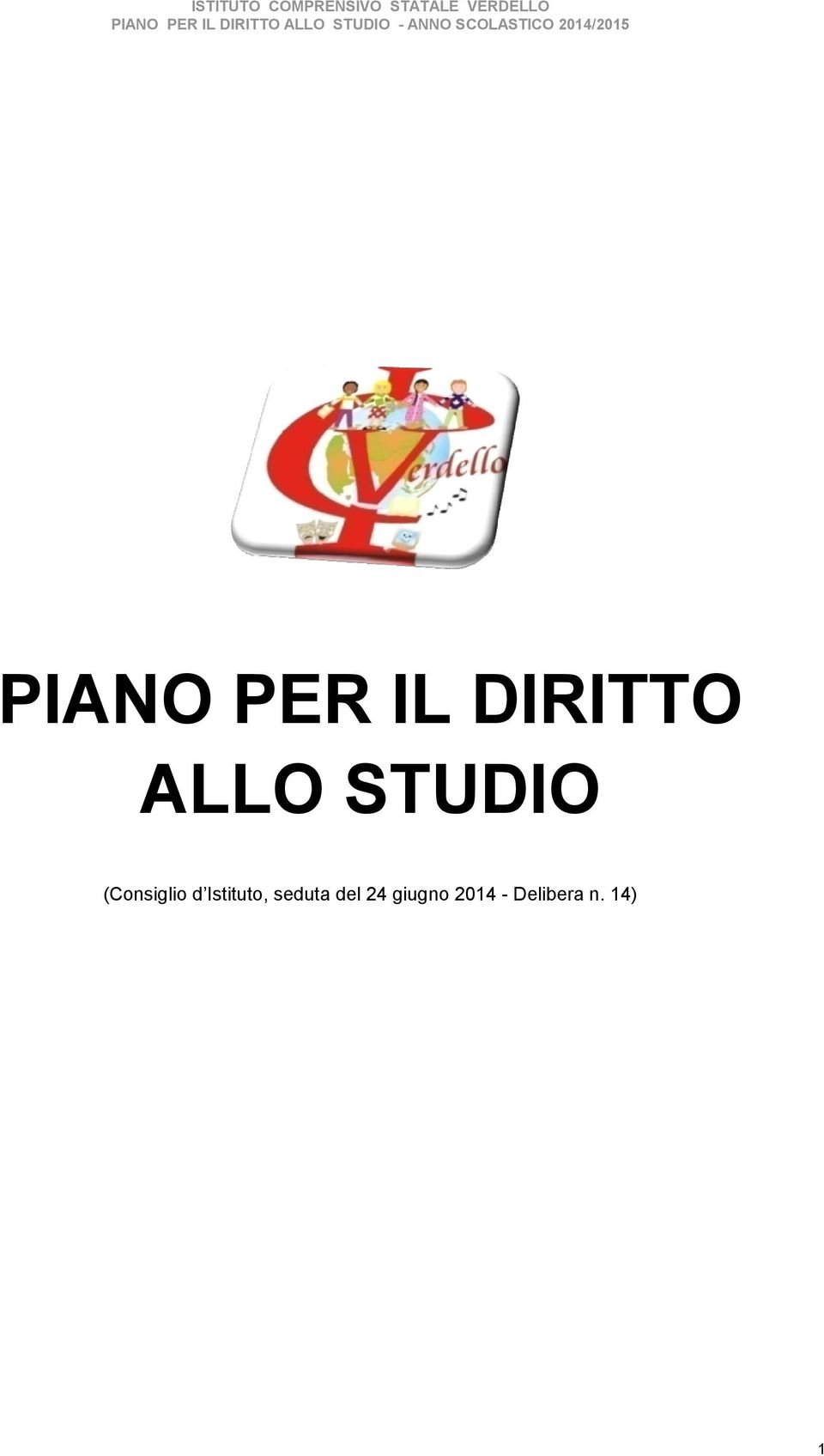 Istituto, seduta del 24