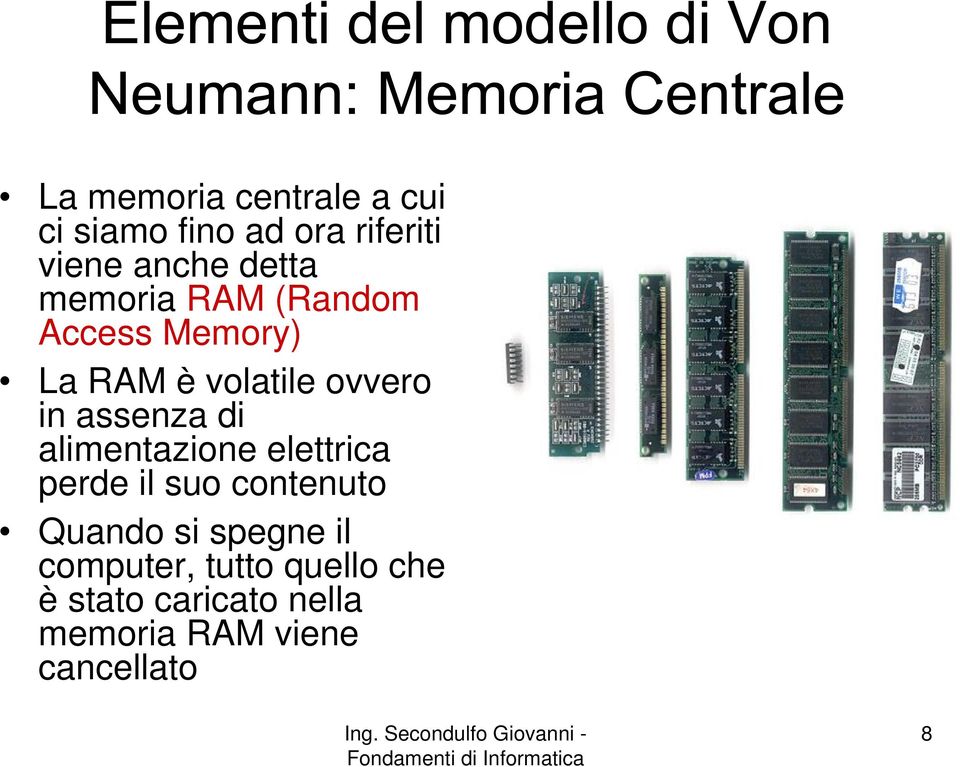 alimentazione elettrica perde il suo contenuto Quando si spegne il