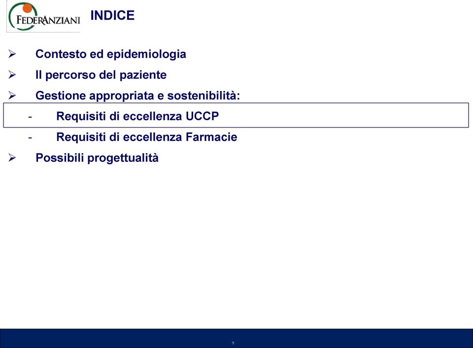 sostenibilità: - Requisiti di eccellenza UCCP