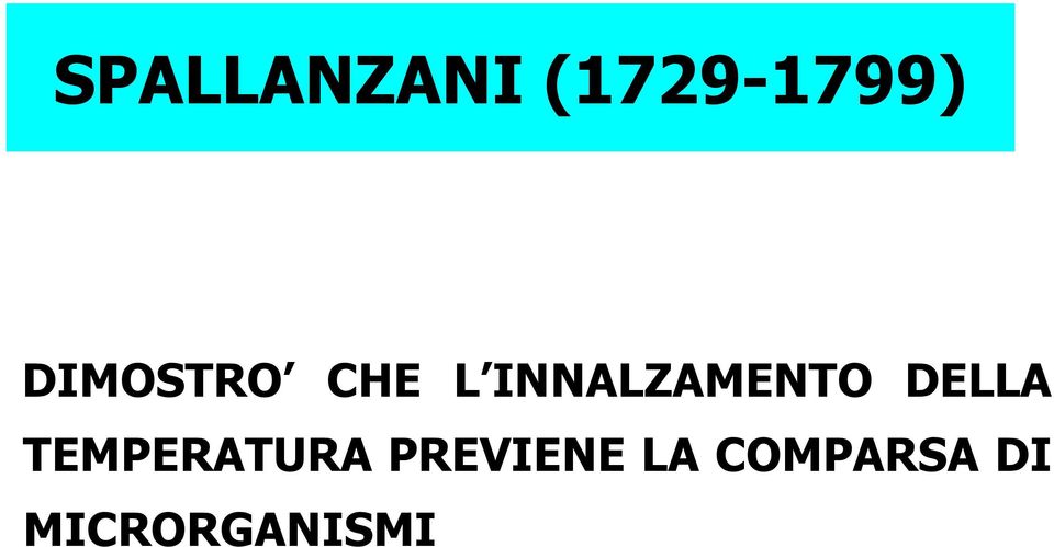 INNALZAMENTO DELLA