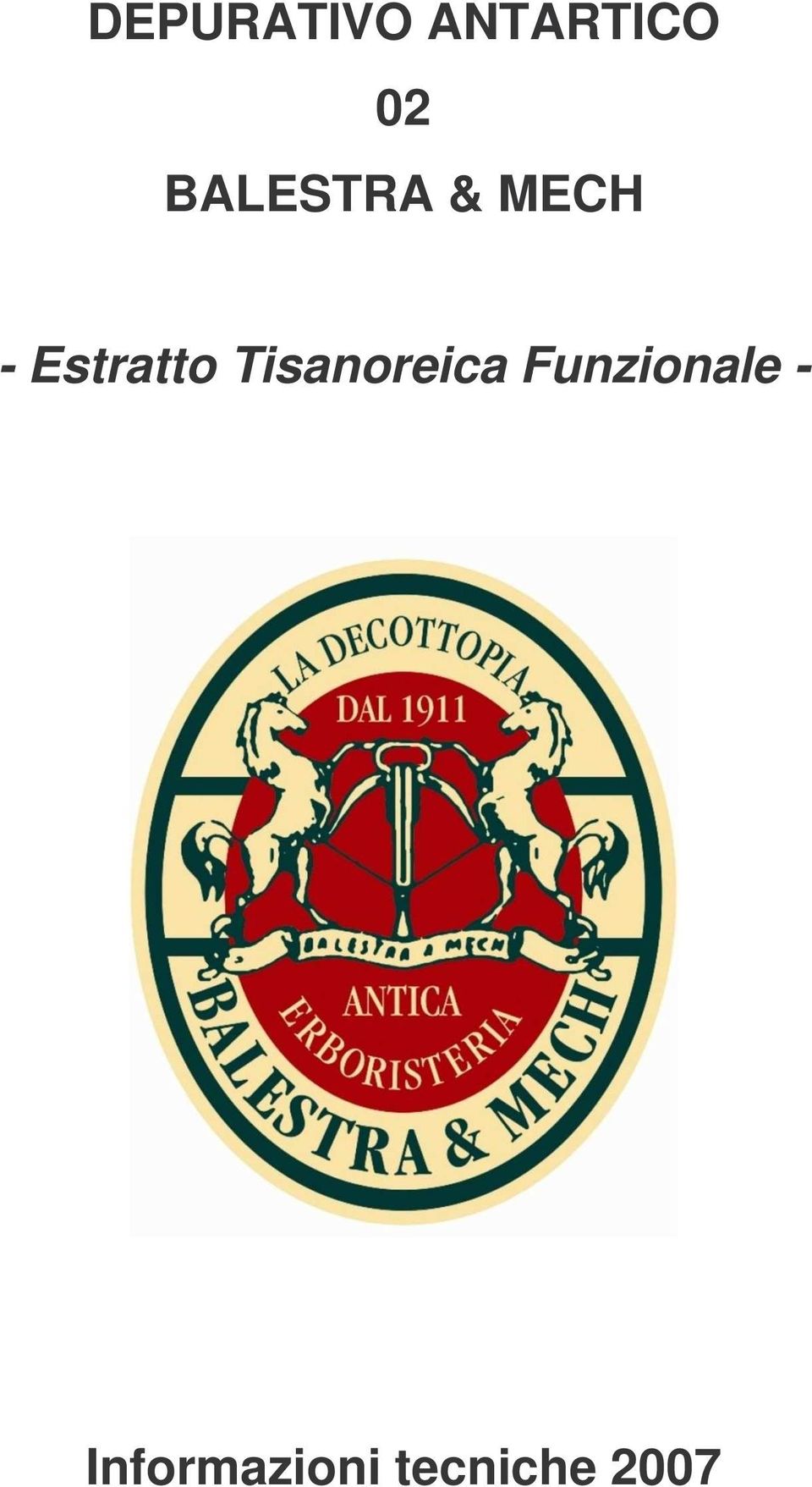 Estratto Tisanoreica