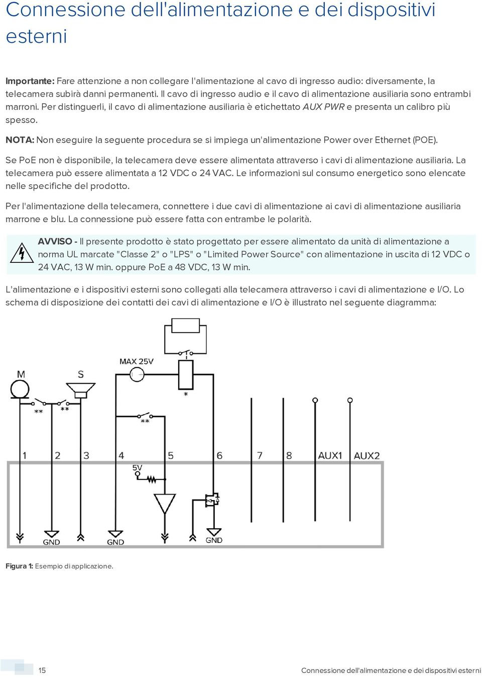 NOTA: Non eseguire la seguente procedura se si impiega un'alimentazione Power over Ethernet (POE).