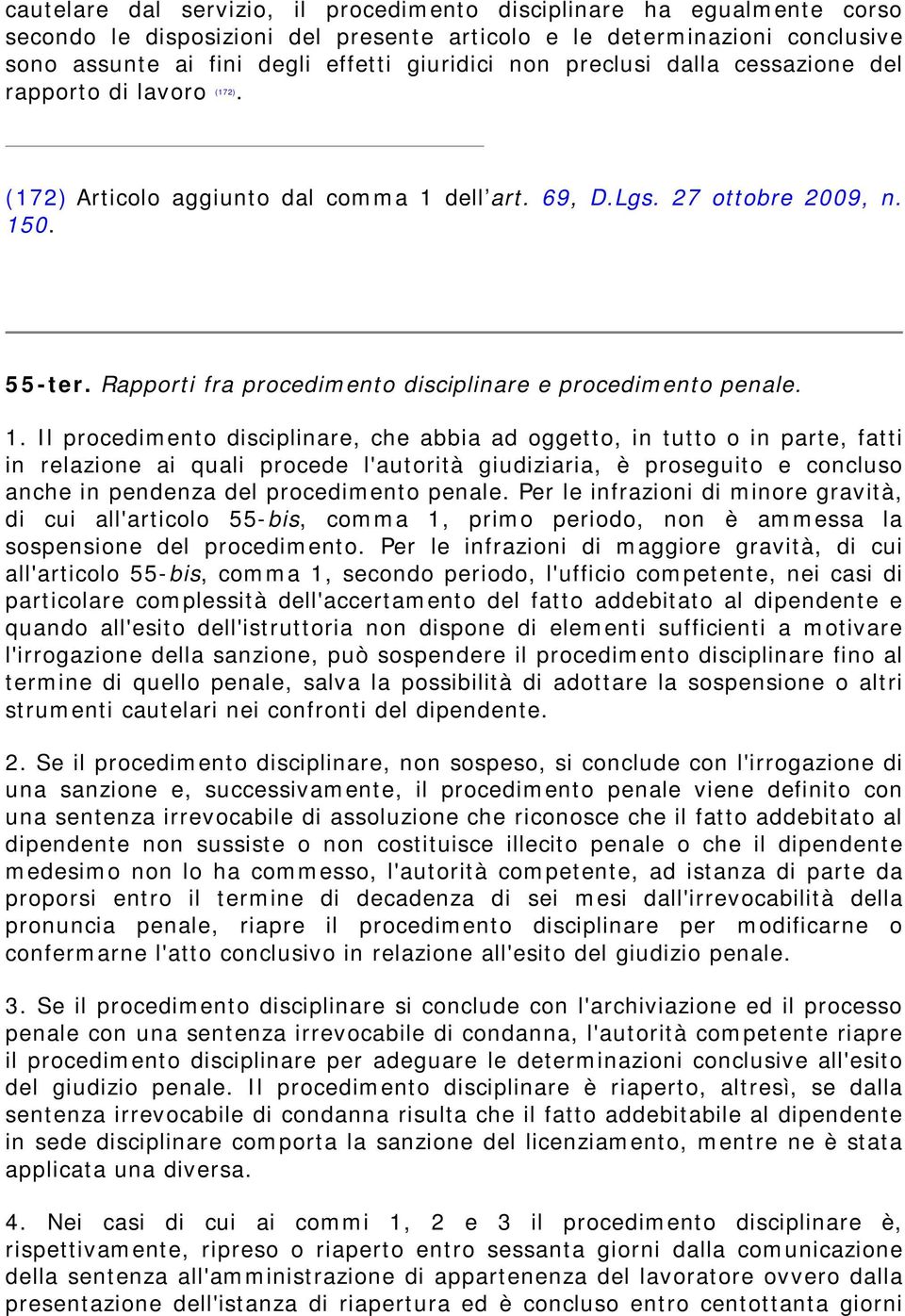 Rapporti fra procedimento disciplinare e procedimento penale. 1.