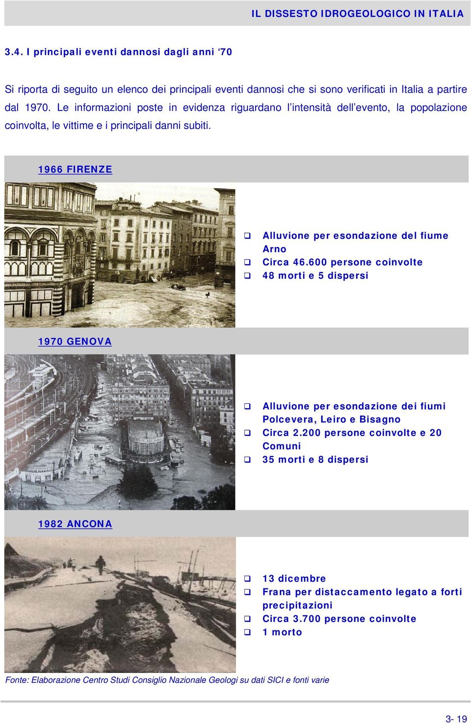 1966 FIRENZE Alluvione per esondazione del fiume Arno Circa 46.