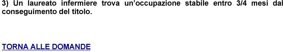 occupazione stabile