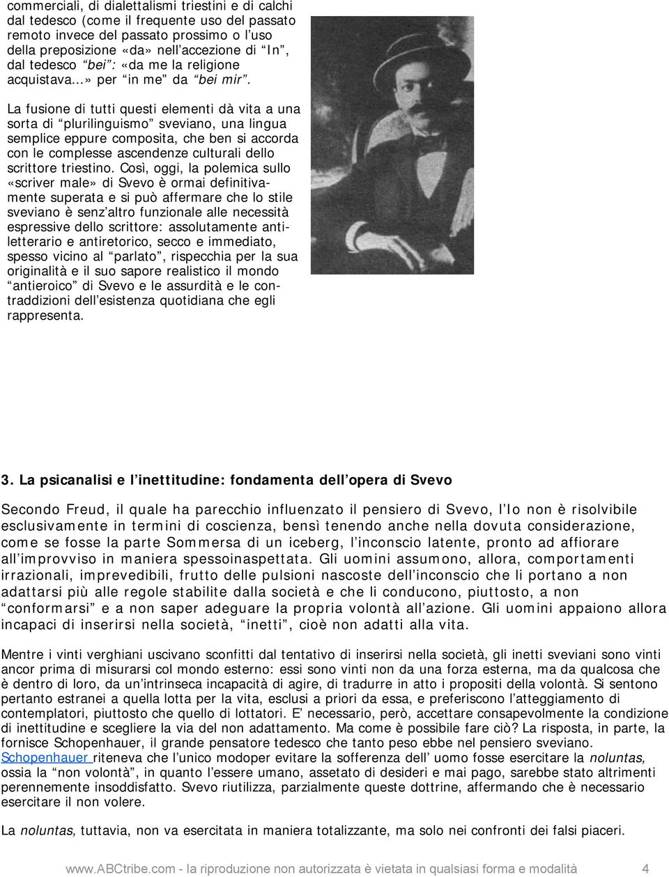 La fusione di tutti questi elementi dà vita a una sorta di plurilinguismo sveviano, una lingua semplice eppure composita, che ben si accorda con le complesse ascendenze culturali dello scrittore