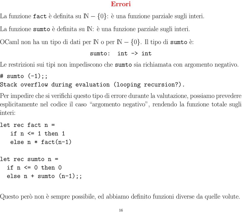 # sumto (-1);